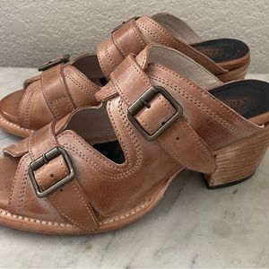 Freebird Caprice slides. All leather.